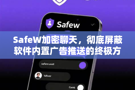 SafeW加密聊天，彻底屏蔽软件内置广告推送的终极方法