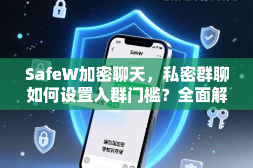 SafeW加密聊天，私密群聊如何设置入群门槛？全面解析安全入群机制