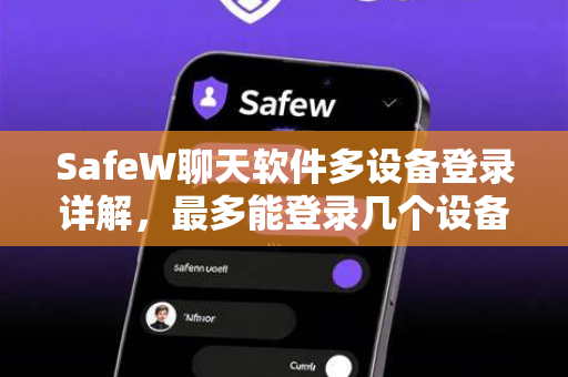 SafeW聊天软件多设备登录详解，最多能登录几个设备？