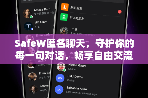 SafeW匿名聊天，守护你的每一句对话，畅享自由交流新体验