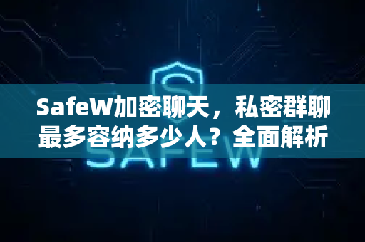 SafeW加密聊天，私密群聊最多容纳多少人？全面解析群组规模与安全特性