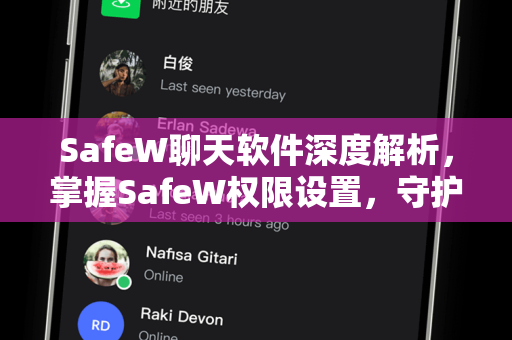 SafeW聊天软件深度解析，掌握SafeW权限设置，守护您的数字隐私安全