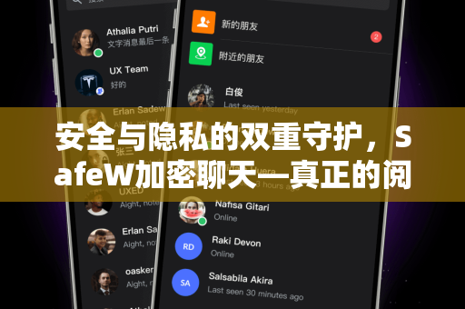 安全与隐私的双重守护，SafeW加密聊天—真正的阅后即焚聊天APP
