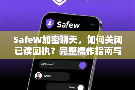 SafeW加密聊天，如何关闭已读回执？完整操作指南与隐私保护技巧