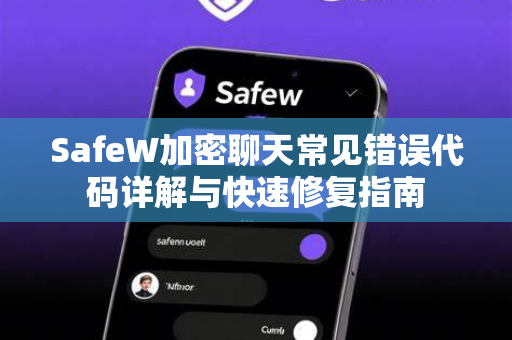 SafeW加密聊天常见错误代码详解与快速修复指南