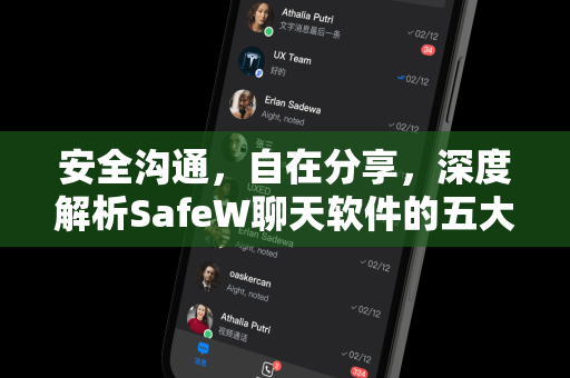 安全沟通，自在分享，深度解析SafeW聊天软件的五大核心特色