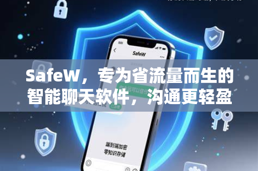 SafeW，专为省流量而生的智能聊天软件，沟通更轻盈