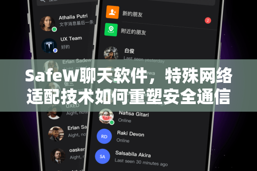 SafeW聊天软件，特殊网络适配技术如何重塑安全通信新标准