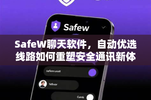 SafeW聊天软件，自动优选线路如何重塑安全通讯新体验