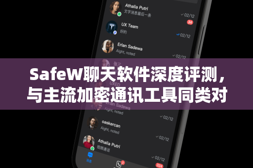 SafeW聊天软件深度评测，与主流加密通讯工具同类对比