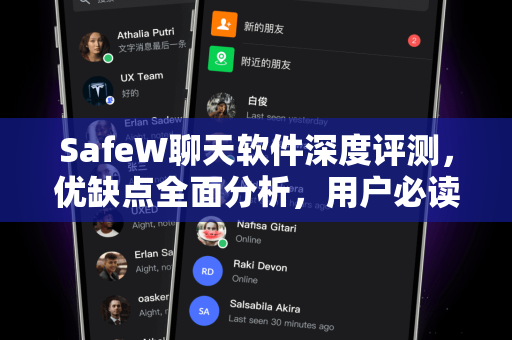 SafeW聊天软件深度评测，优缺点全面分析，用户必读指南