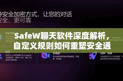 SafeW聊天软件深度解析，自定义规则如何重塑安全通讯新标准？