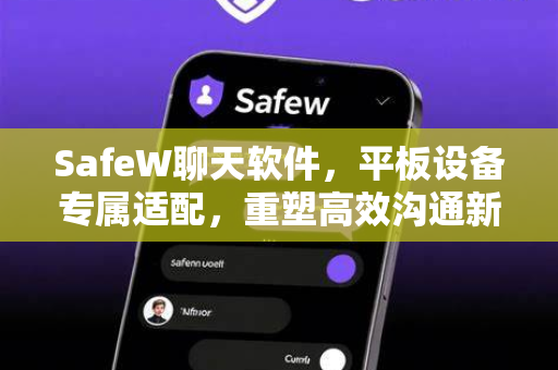 SafeW聊天软件，平板设备专属适配，重塑高效沟通新体验