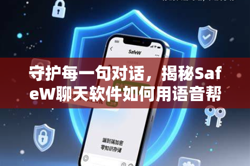 守护每一句对话，揭秘SafeW聊天软件如何用语音帮助重塑沟通信任