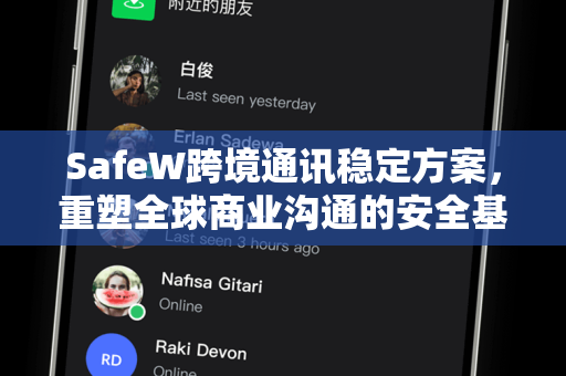 SafeW跨境通讯稳定方案，重塑全球商业沟通的安全基石