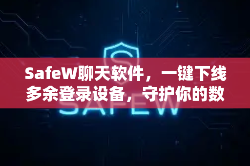 SafeW聊天软件，一键下线多余登录设备，守护你的数字隐私