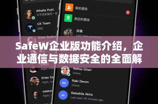 SafeW企业版功能介绍，企业通信与数据安全的全面解决方案