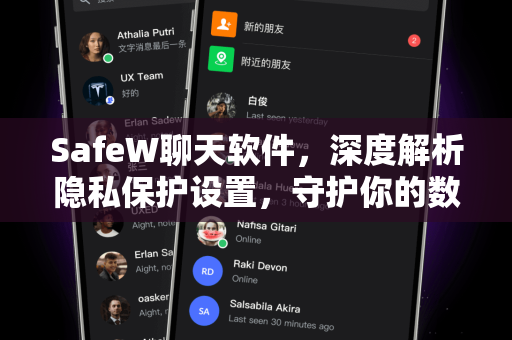 SafeW聊天软件，深度解析隐私保护设置，守护你的数字安全