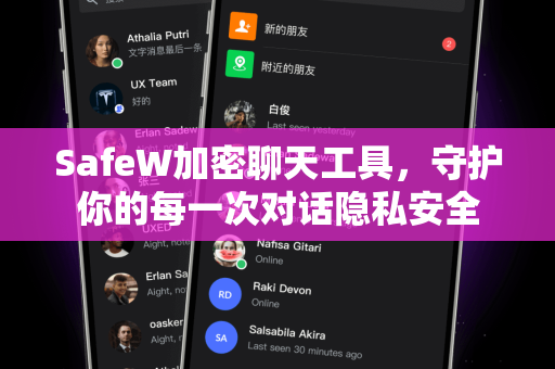 SafeW加密聊天工具，守护你的每一次对话隐私安全