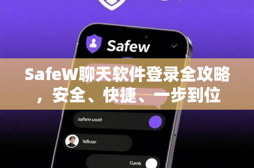 SafeW聊天软件登录全攻略，安全、快捷、一步到位