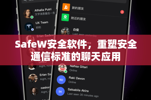SafeW安全软件，重塑安全通信标准的聊天应用