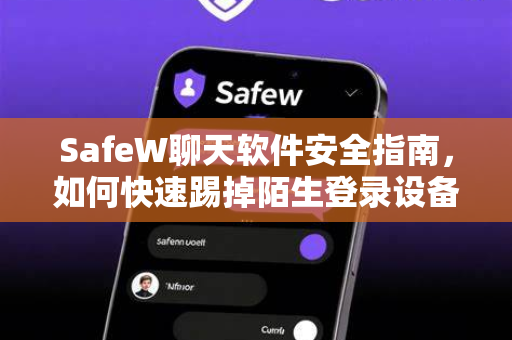 SafeW聊天软件安全指南，如何快速踢掉陌生登录设备？